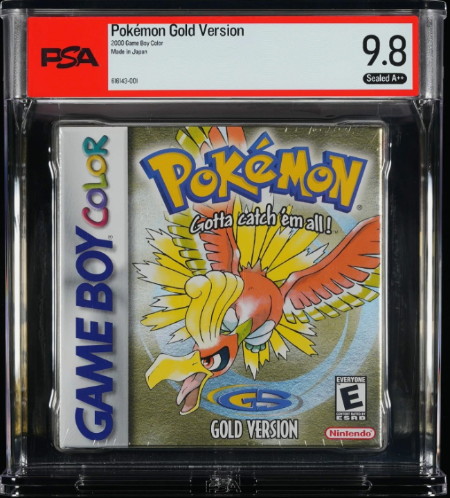 Pokemon Gold Version Nintendo Game Boy Color Sealed New PSA 9.8 A++